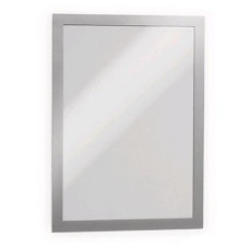 Durable 4882, samolepící inforámeček DURAFRAME A4 stříbrný/5 Pack